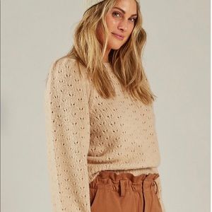 Rylee & Cru Beige Sweater